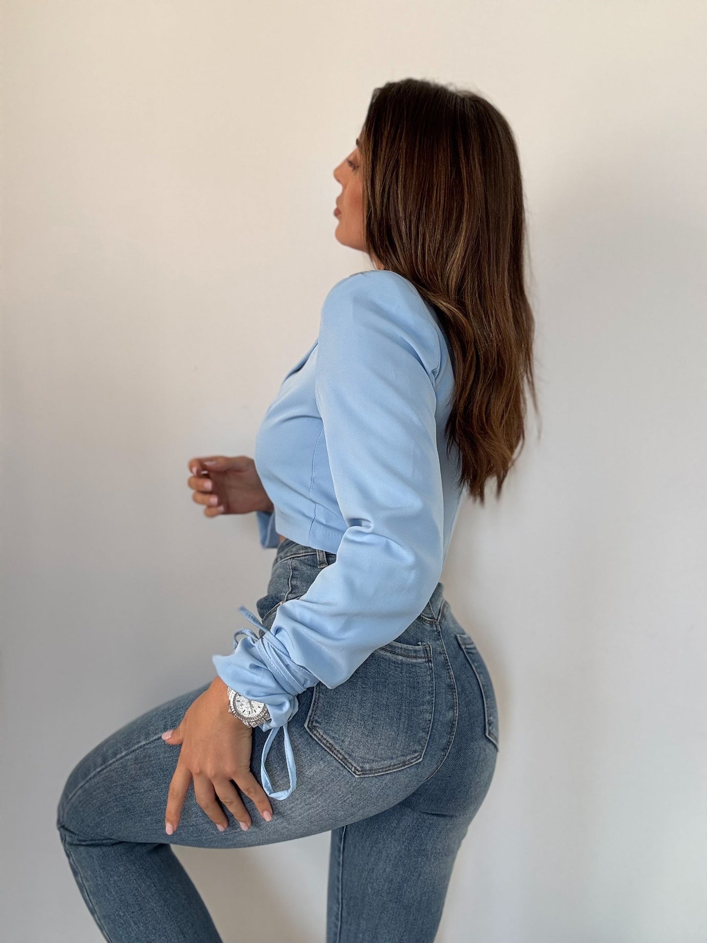 Pantalon vaquero campana