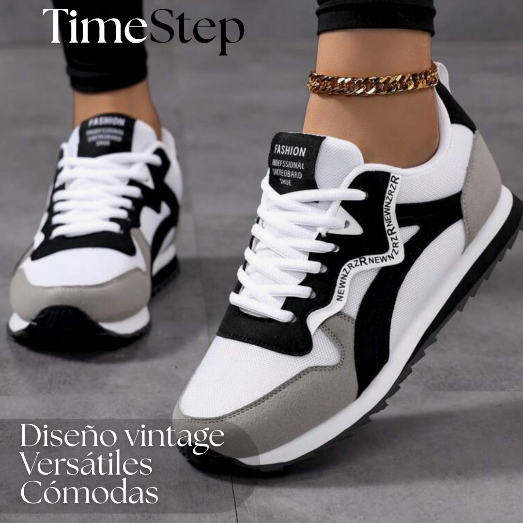 TimeStep™ - Zapatillas Ortopédicas Vintage de Mujer