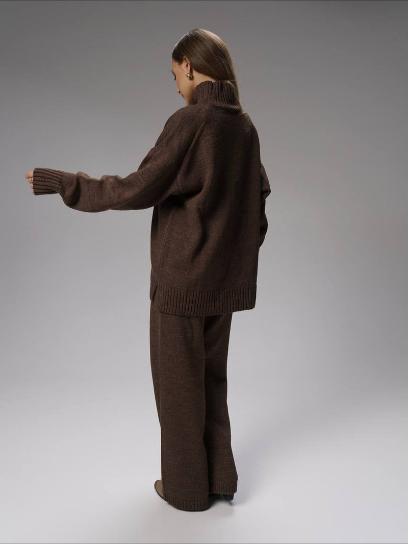 🧶 Conjunto de Punto Liso: Comodidad con Elevación Casual