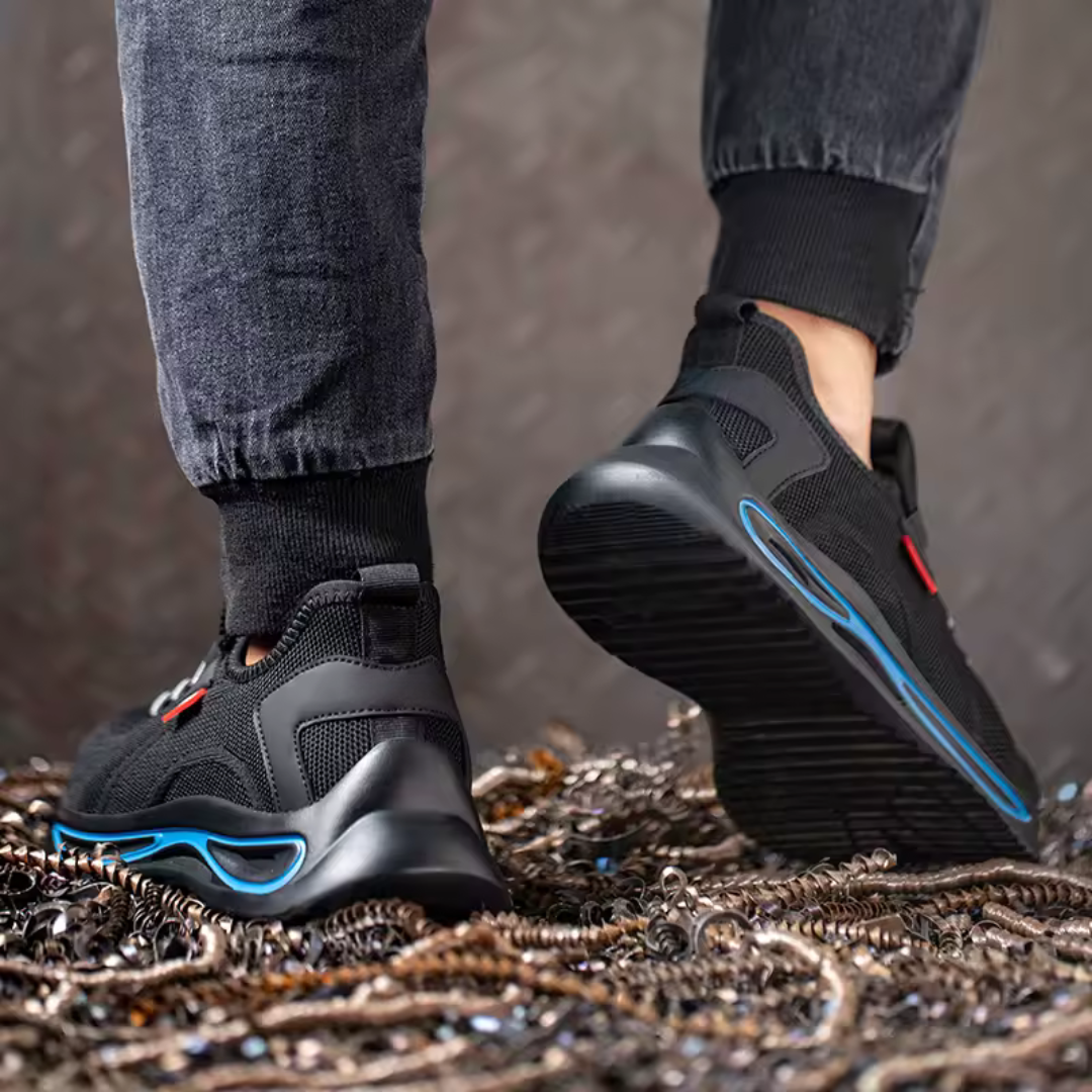 Zapatos de seguridad con puntera de acero para hombre