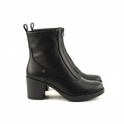 Botines de Piel Premium con Diseño Distintivo Para Mujer