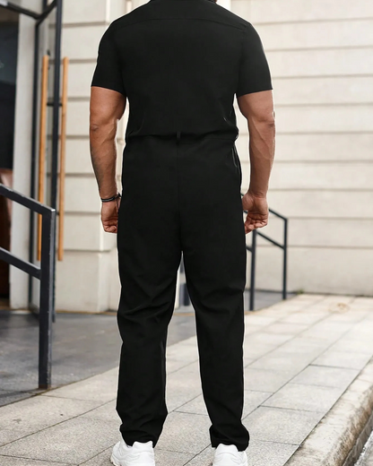 Borja - Conjunto camisa manga corta y pantalón ajustable®