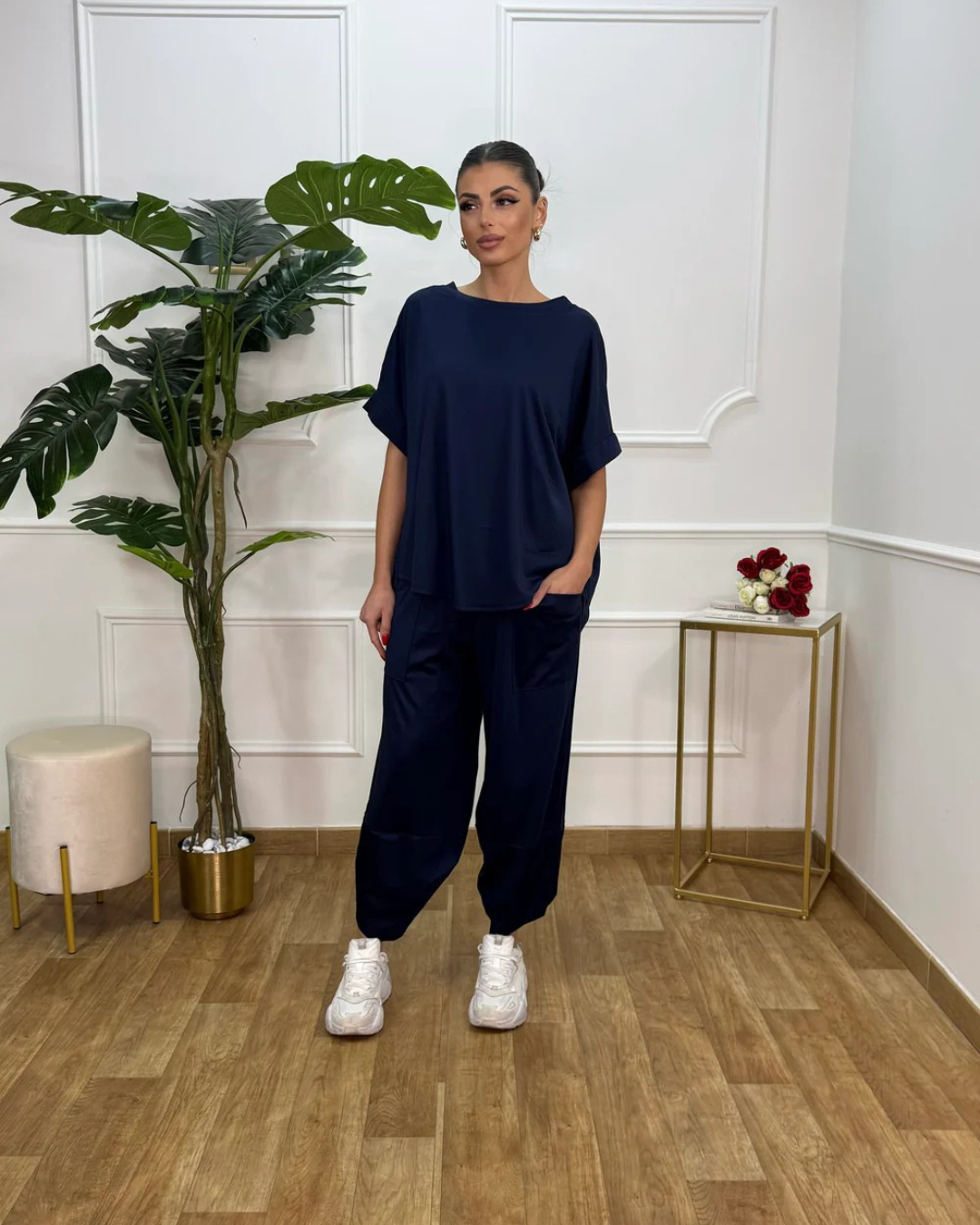 Conjunto de Camisa y Pantalón holgado
