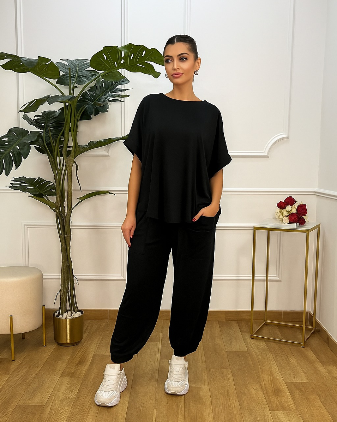 Conjunto de Camisa y Pantalón holgado