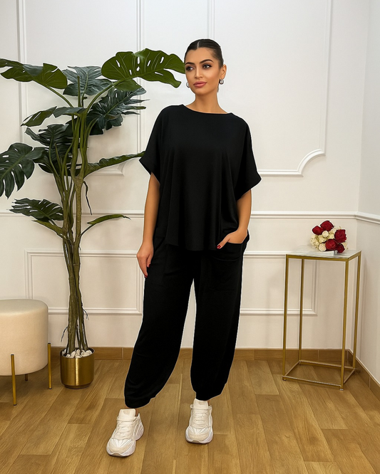 Conjunto de Camisa y Pantalón holgado
