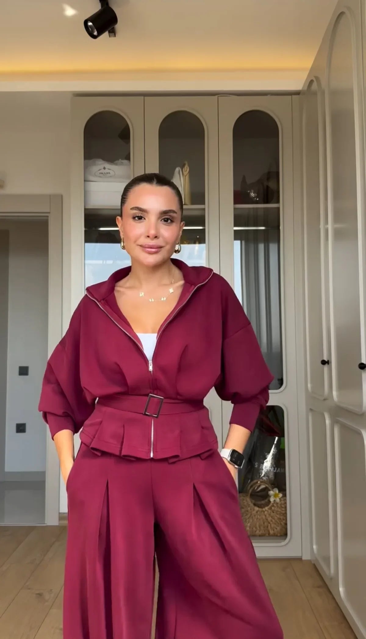 Conjunto Premium Belted SoftFit™ – Calidez, Estilo y Silueta Definida