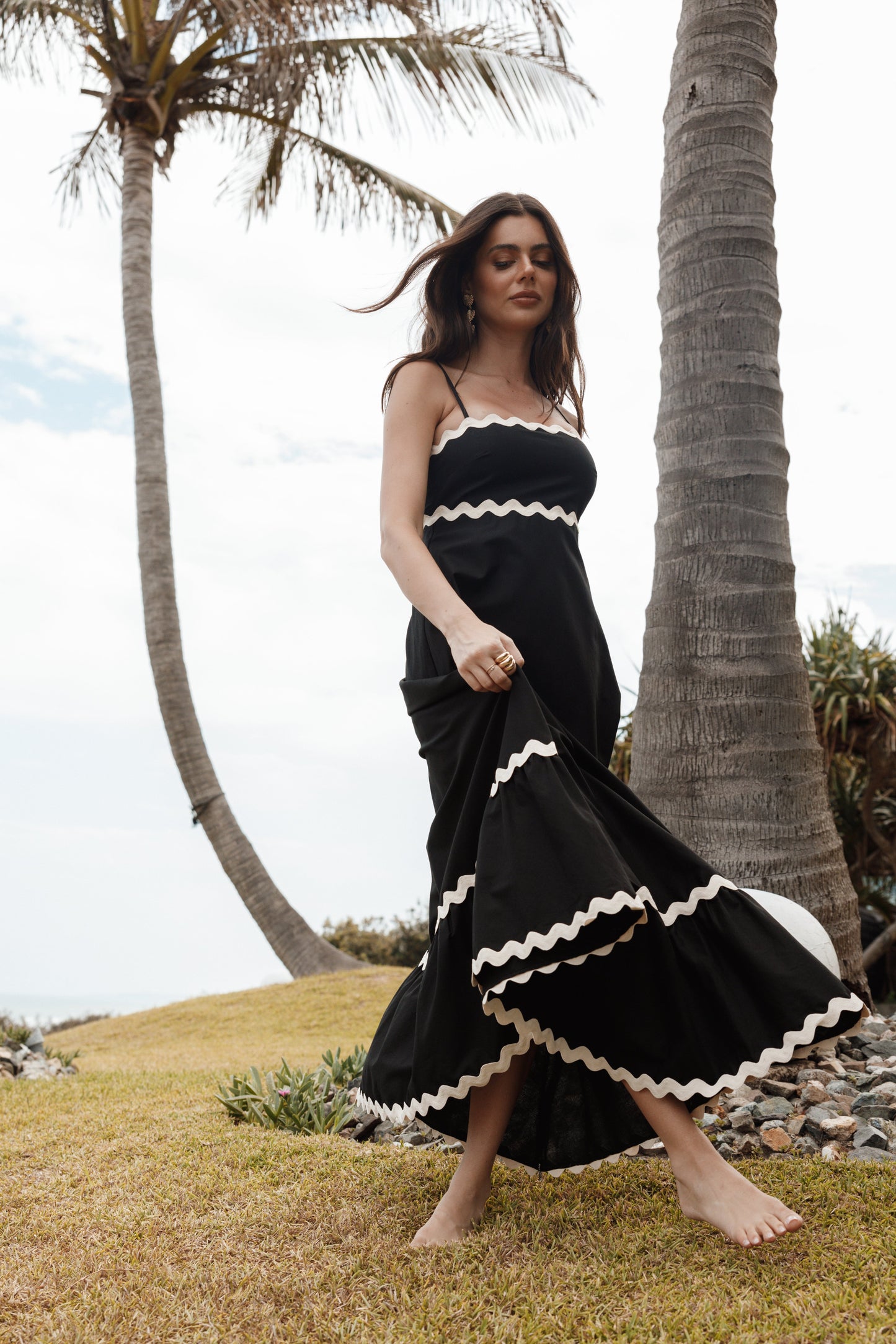 Yana - Vestido blanco crema